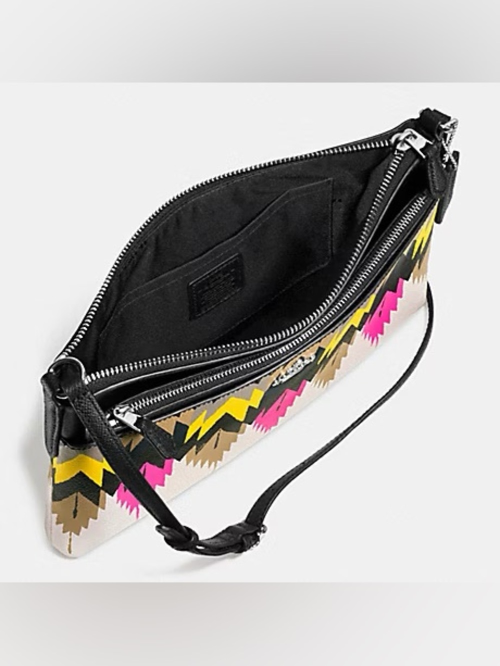 Coach LIMITED EDITION Hawk Feather Swingpack crossbody w/Pop Up Pouch 2015 - Picture 10 of 11